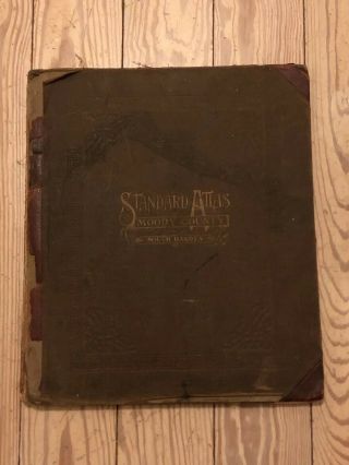 1909 STANDARD ATLAS PLAT BOOK MOODY COUNTY SOUTH DAKOTA SD OGLE ILLUSTRATIONS 2