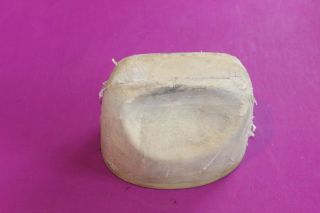Vintage Rubber Hat Block.  Marked 6 3/4 QH.  Circumference: 20 1/4 inches. 2