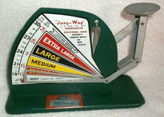 Vintage " Jiffy - Way " Egg Scale -