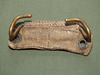 US Army WW1 M - 1917 MEDICAL CORPSMAN BELT KHAKI BOLO CARRYING EXTENDER TAB RARE 2