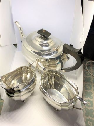 Sterling Silver Tea Service - S Blanckensee & Son Ltd - Chester - 1932 4