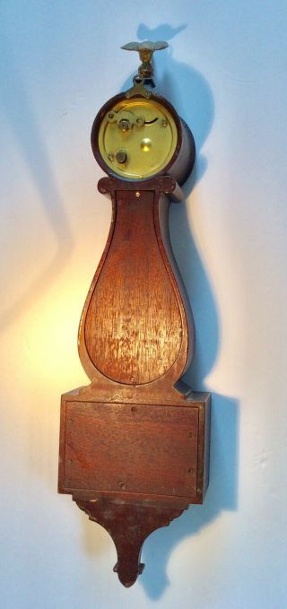 Antique Unusual Seth Thomas Banjo Clock 6