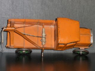 1920 ' s Kingsbury 1748 Pressed Steel Wind Up Wrecker Tow Truck Toy,  3 Days NoRes 11