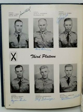 10th Infantry Division Yearbook Fort Riley KS 1952 Company M 85th Infantry 5