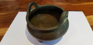 Antique 15th C Chinese Xuande Period Ming Dynasty Bronze Censer
