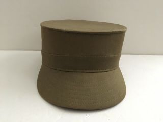 Rare Vintage Us Military Falcon Jump Up Od Green Cap Size 6 7/8 War 1950 