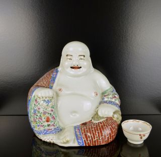 A VERY FINE LARGE CHINESE REPUBLIC PERIOD BUDDHA WITH MARK TO BASE 2