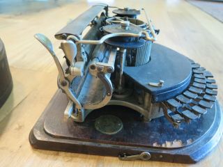 Antique Typewriter HAMMOND 12 IDEAL machine 1904 - 1907 8