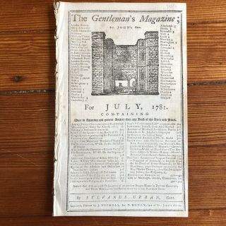 1781 Revolutionary War Newspaper Cornwallis In Virginia Bef Battle Of Yorktown