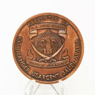 Commander Us Army Forces Central Command Saudi Arabia Challenge Coin