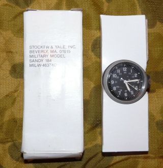 Us Army Issue Stocker & Yale Model Sandy 184 Luminous Watch (swiss Made)