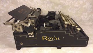 Antique Royal Standard No 1 Typewriter Stenciling & Finish 10
