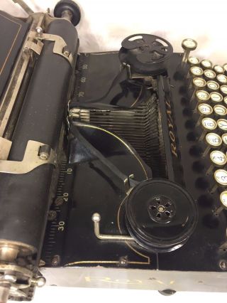 Antique Royal Standard No 1 Typewriter Stenciling & Finish 11