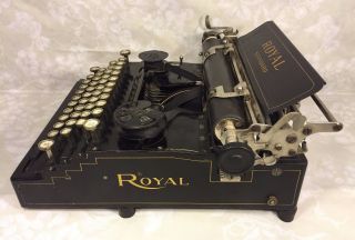 Antique Royal Standard No 1 Typewriter Stenciling & Finish 5