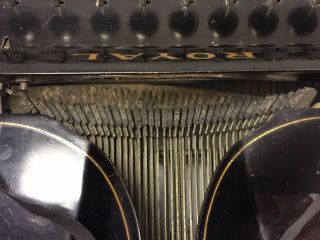 Antique Royal Standard No 1 Typewriter Stenciling & Finish 8