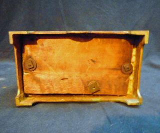 19th C.  Antique French Gilt Bronze Shelf Clock As Found 7
