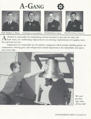 ☆ USS COLE DDG - 67 MAIDEN DEPLOYMENT CRUISE BOOK YEAR LOG 1998 - NAVY ☆ 4