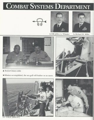 ☆ USS COLE DDG - 67 MAIDEN DEPLOYMENT CRUISE BOOK YEAR LOG 1998 - NAVY ☆ 5