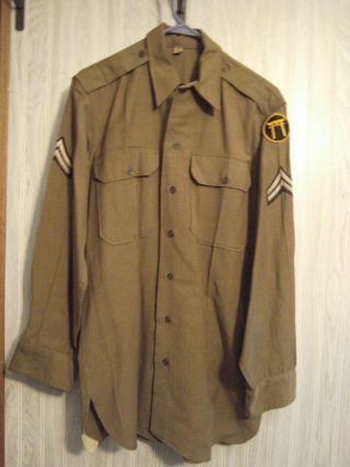 1949 IKE jacket w/Ryukyus patch and matching shirt 4