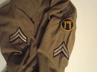 1949 IKE jacket w/Ryukyus patch and matching shirt 6