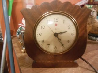 Vintage 1930s General Electric Model 3h82 Lotus Clock