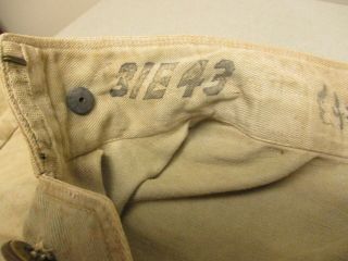 KHAKI U.  S.  ARMY CAVALRY UNIFORM JACKET & BREECHES 6