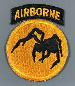 Wwii Army 135th Airborne “ghost” Division Patch Cut Edges No Glow