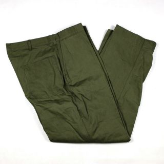 1950s Us Navy Usn Herringbone Twill Hbt Fatigue Field Trousers Pants W44 L32
