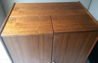 Mid - Century Danish Modern Teak “Magic Box” Folding Cube Desk 3