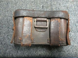 Pre Wwi Imperial German Model 1887 Nco Ammo Pouch - For 11mm Mauser - Wurttemburg