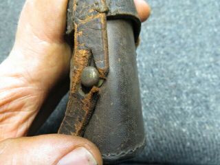 PRE WWI IMPERIAL GERMAN MODEL 1887 NCO AMMO POUCH - FOR 11MM MAUSER - WURTTEMBURG 3