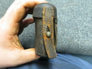 PRE WWI IMPERIAL GERMAN MODEL 1887 NCO AMMO POUCH - FOR 11MM MAUSER - WURTTEMBURG 5