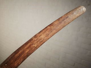 V FINE ANTIQUE ABORIGINAL CENTRAL DESERT FLUTED WOOD BOOMERANG THROWING CLUB 2