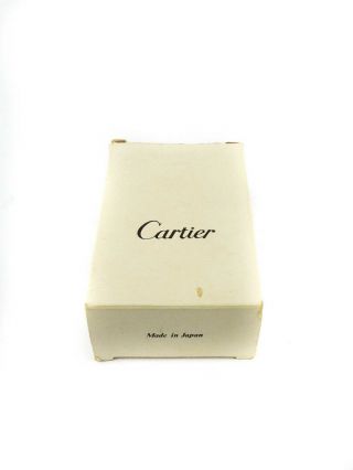 Fine CARTIER box for a lighter,  paper box,  1980s 3