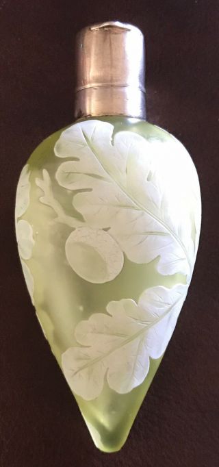 1889 Thomas Webb Sons Cameo Glass Scent Bottle