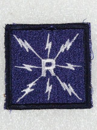 Civil Air Patrol Radio Specialist Sleeve Patch - Medium Blue W/dark Blue Border