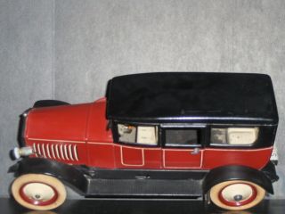 1920 ' s Germany Distler Limo Tin Wind Up Car W/ Driver,  Lights,  3 Days No Res 6