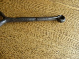 RARE REVOLUTIONARY WAR ERA WROUGHT IRON CANNON BALL SHOT GAUGE - ARTILLERY SIZER 5