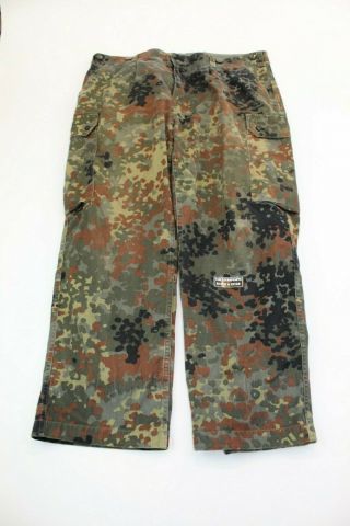 German Army Bundeswehr Flecktarn Field Pants Size Gr5 Large Short