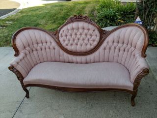 Antique Victorian Sofa Settee Couch Antique Furniture