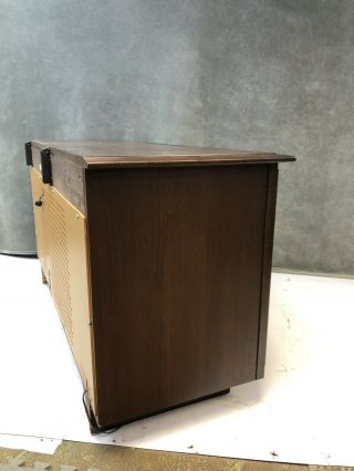 Mid Century Modern RECORD CONSOLE vintage cabinet credenza stereo RCA 60s 19417 11