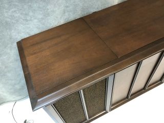 Mid Century Modern RECORD CONSOLE vintage cabinet credenza stereo RCA 60s 19417 3