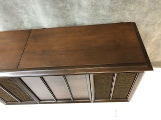 Mid Century Modern RECORD CONSOLE vintage cabinet credenza stereo RCA 60s 19417 6