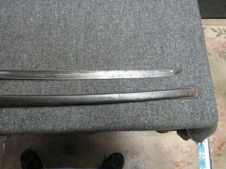 PRE WWII JAPANESE ARMY TYPE 32 SWORD W/ MATCHING NUMBERED SCABBARD 4