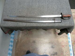 PRE WWII JAPANESE ARMY TYPE 32 SWORD W/ MATCHING NUMBERED SCABBARD 5