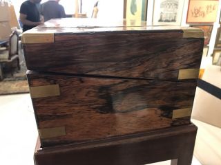 Chinese Export Huanghuali Wood Writing Box 2
