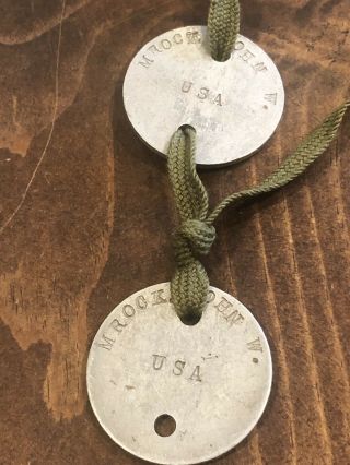 US Army World War I WW1 Dog Tags 5