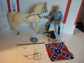1950 ' s Hartland 800 series General Robert E.  Lee complete Western Rider set,  Tag 3