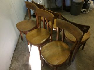 Vintage Thonet Bentwood Chairs 5