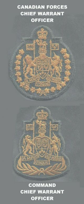 Two Badges • Canada • Cafs • C.  F.  